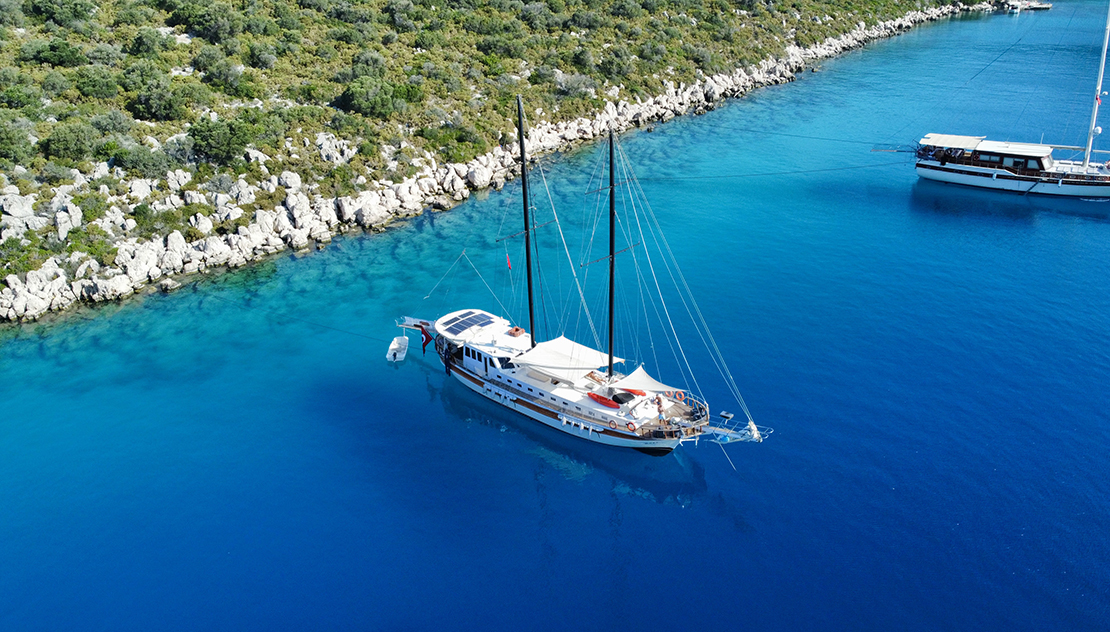 4 Days 3 Nights Blue Cruise from Fethiye to Olympos